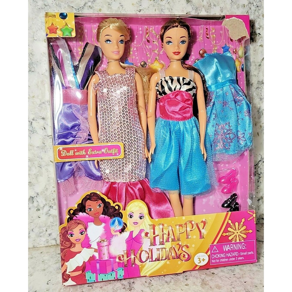 Lovely Patsy Happy Holidays 2 Doll‎ Set Brand New In Box w Extra Outfits NEW